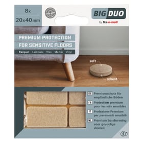 Fix-O-Moll Patins pour parquet 5 mm / 40 x 20 mm 8 x Patins pour parquet Patins pour parquet 5 mm / 40 x 20 mm 8 x Patins pour parquet Fix-O-Moll 607071100000 Photo no. 1