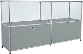 FLEXCUBE Sideboard FLEXCUBE Sideboard 401814120280 Farbe Grau Grösse B: 152.0 cm x T: 40.0 cm x H: 80.5 cm Bild Nr. 1