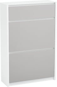 TORI Scarpiera TORI Scarpiera 407330000000 Dimensioni L: 68.0 cm x P: 24.8 cm x A: 104.6 cm Colore grigio / bianco N. figura 1