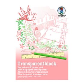 I AM CREATIVE Bloc de papier transparent, blanc Bloc de papier transparent, blanc I AM CREATIVE 666212900000 Photo no. 1