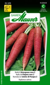 Samen Mauser Radis de Pâques rose 2 Semences de legumes Radis de Pâques rose 2 Semences de legumes Samen Mauser 650113905000 Contenu 5 g (env. 200 plantes ou 4 m²) Photo no. 1