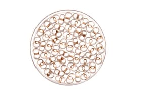 Rocailles Farfalle 6.5mm 17g cristal cuivre Perles artisanales 608131400000 Photo no. 1