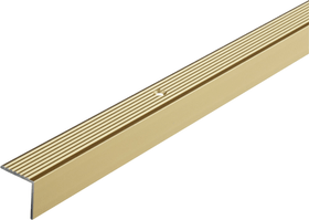alfer Profilo per scale 19 x 20mm allu ottonato Profilo per scale 19 x 20mm allu ottonato alfer 605053200000 Tipo Profilo per scale Taglio a 19 mm x b 20 mm x 1 m N. figura 1