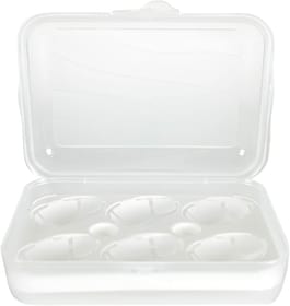 FUN Boîte de transport pour 6 œufs, Plastique (PP) sans BPA, transparent Cuisine Rotho 604063700000 Photo no. 1