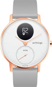 Withings Steel HR (36 mm) Rose Gold / Grey Silicone Wristband Special Edition Smartwatch Steel HR (36 mm) Rose Gold / Grey Silicone Wristband Special Edition Smartwatch Withings 785300134670 Bild Nr. 1