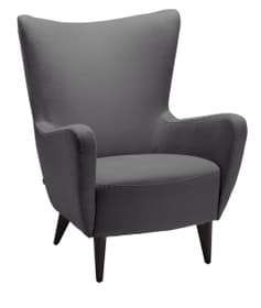 JANSEN Fauteuil JANSEN Fauteuil 402440607083 Dimensions L: 83.0 cm x P: 91.0 cm x H: 103.0 cm Couleur Gris foncé Photo no. 1