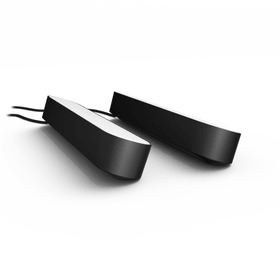 Philips hue PLAY DUO Tischleuchte PLAY DUO Tischleuchte Philips hue 421235900000 Grösse B: 25.3 cm x T: 3.6 cm x H: 4.4 cm Farbe Schwarz Bild Nr. 1