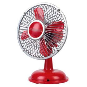 Tischventilator Retro rot