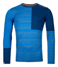185 Rock‘n‘Wool Longsleeve Maillot à manches longues Ortovox 466123000340 Taille S Couleur bleu Photo no. 1
