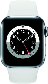 Apple Watch Series 6 LTE 40mm Silver Stainless Steel White Sport Band Smartwatch Watch Series 6 LTE 40mm Silver Stainless Steel White Sport Band Smartwatch Apple 785300155484 Bild Nr. 1