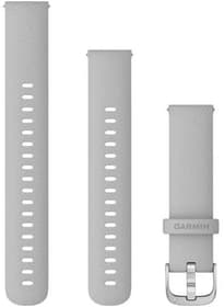 18mm Schnellwechsel-Armband Hellgrau Edelstahl-Teile in Silber Armband Garmin 785300159878 Bild Nr. 1