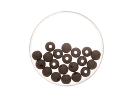 Perle 6mm Polaris matt 20St schwarz Perle 6mm Polaris matt 20St schwarz 608129000000 Bild Nr. 1