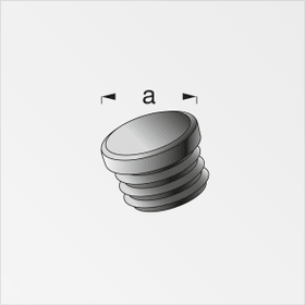 Embout rond rentrant