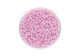 Rocailles 2,6mm Wachs 17g Pink/lila Bastelperlen 608133100000 Bild Nr. 1