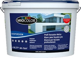 Miocolor Dispersion Profi Fassaden Weiss 5 l Dispersion Dispersion Profi Fassaden Weiss 5 l Dispersion Miocolor 660730000000 Inhalt 5.0 l Bild Nr. 1