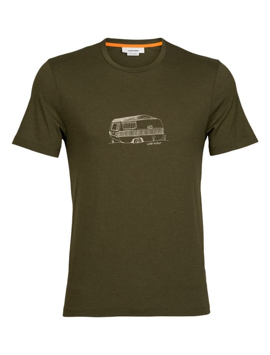 Image of Icebreaker M Central Classic SS Tee Caravan Kurzarmshirt olive bei Migros SportXX