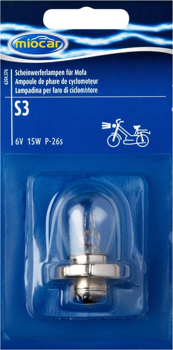 Image of Miocar Glühlampe S3, Motorrad-Scheinwerfer Motorradlampe bei Do it + Garden von Migros