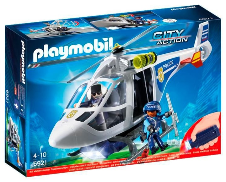 PLAYMOBIL City Action Hélicoptère de police avec projecteur de recherche int. 6921 PLAYMOBIL City Action Hélicoptère de police avec projecteur de recherche int. 6921 746060200000 Photo no. 1