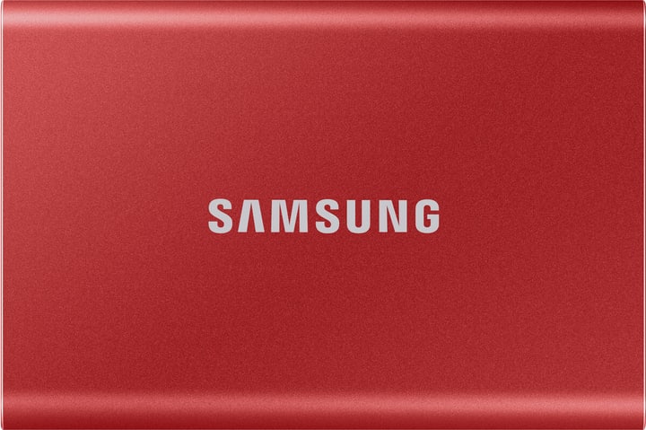 Samsung SSD T7 portable 1 TB metallic red SSD Extern SSD T7 portable 1 TB metallic red SSD Extern Samsung 785300153279 Bild Nr. 1