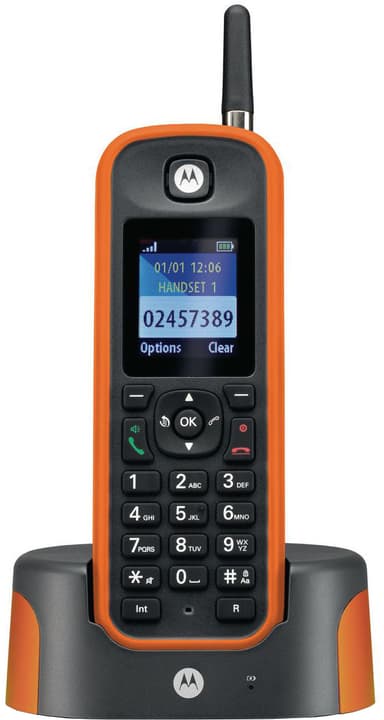 Motorola O211 noir orange Téléphone fixe O211 noir orange Téléphone fixe Motorola 785300138444 Photo no. 1