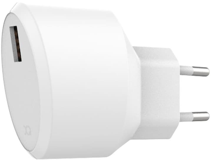 XQISIT Travel Charger 2.4A Single USB EU bianco Caricabatterie Travel Charger 2.4A Single USB EU bianco Caricabatterie XQISIT 798623600000 N. figura 1