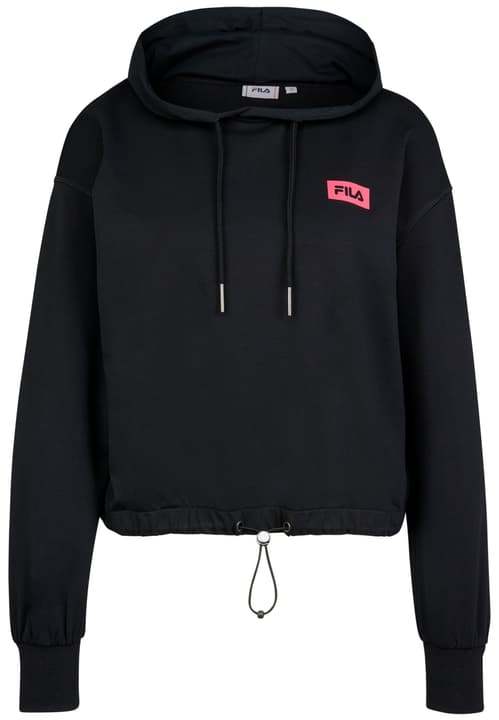 Image of Fila Burdur cropped hoody Kapuzenpullover schwarz