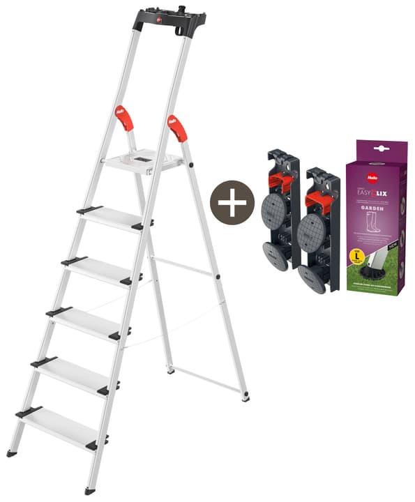 Image of Hailo Gartenleiter L80 6 Stufen bei Do it + Garden von Migros
