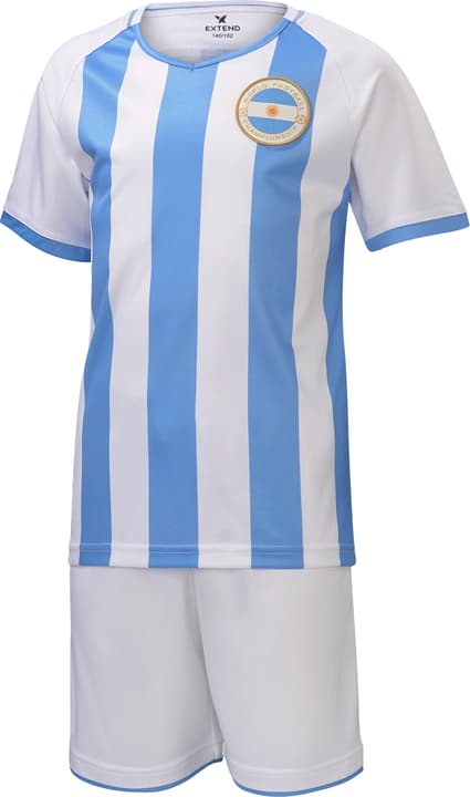 Extend Set de supporter de foot pour enfants Argentine Set de supporter de foot pour enfants Argentine Extend 464559209941 Couleur bleu claire Taille 98/104 Photo no. 1