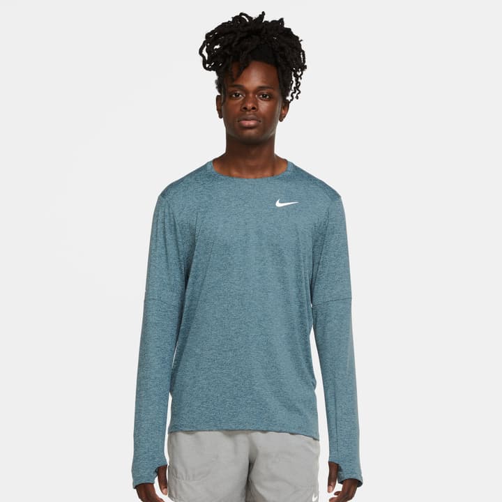 Image of Nike M Dri-FIT Element Crew LS Laufshirt denim bei Migros SportXX