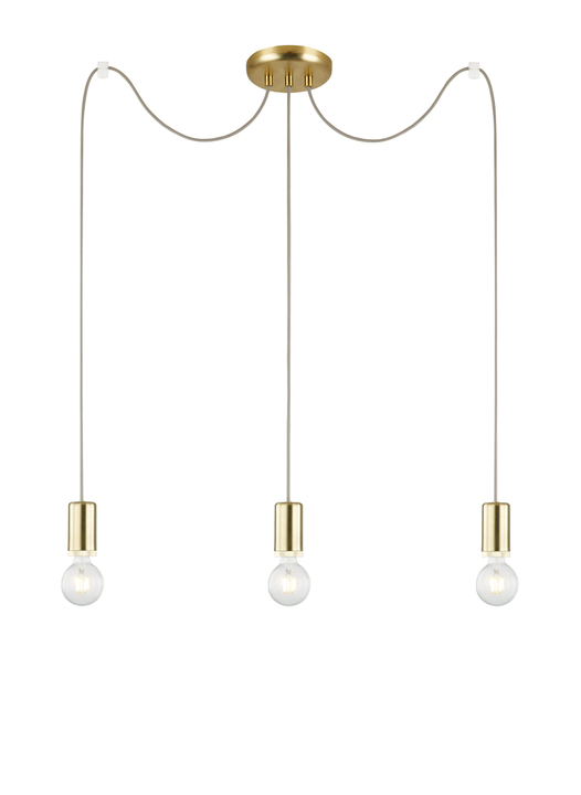 TON Suspension TON Suspension 380107100000 Dimensions L: 15.0 cm x P: 15.0 cm x H: 200.0 cm Couleur Couleur or Photo no. 1