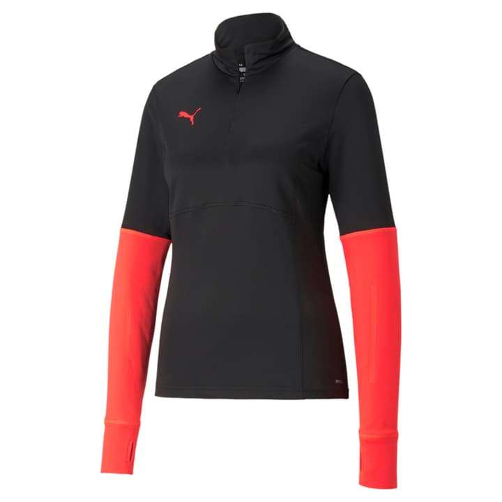 Image of Puma individualCUP 1/4 Zip Top Langarmshirt schwarz bei Migros SportXX