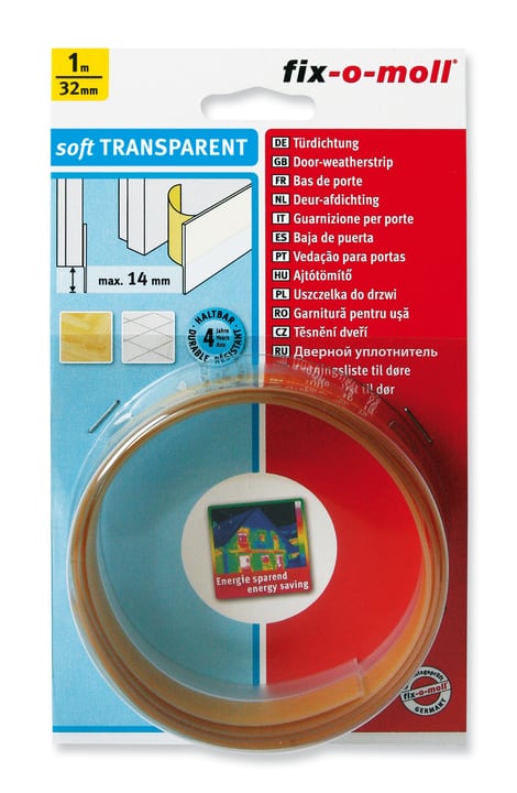 Image of Fix-O-Moll Türdichtung Soft 1m x 32mm Dichtung