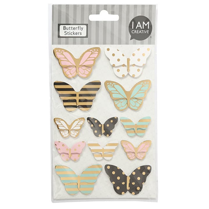 Image of I AM CREATIVE Foliensticker, Butterfly Sticker