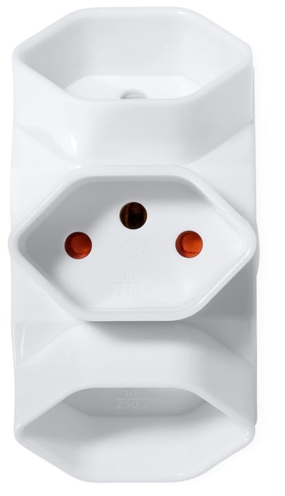 Durabase Fiche de dérivat3x blanc Abzweigstecker Fiche de dérivat3x blanc Abzweigstecker Durabase 791037400000 Photo no. 1
