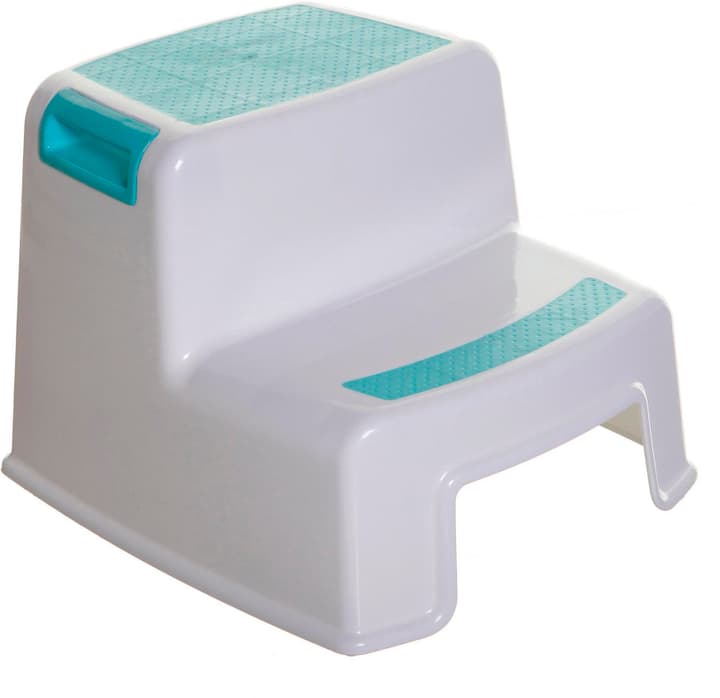 Dreambaby Zweistufenschemel Aqua/Weiss Hocker