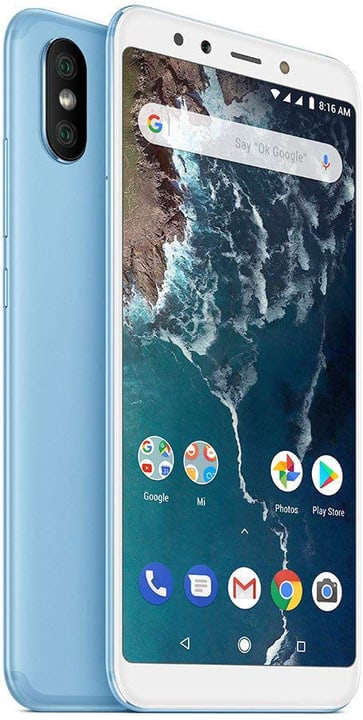 xiaomi Mi A2 Dual SIM 64GB bleu Smartphone Mi A2 Dual SIM 64GB bleu Smartphone xiaomi 785300138755 Photo no. 1