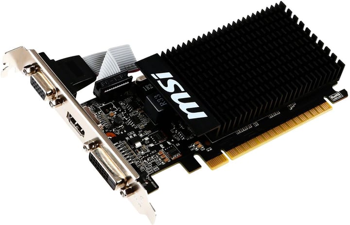 MSI GeForce GT 710 2GD3H LP Card graphique GeForce GT 710 2GD3H LP Card graphique MSI 785300151991 Photo no. 1