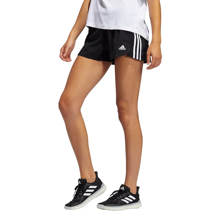 Image of Adidas W Pacer 3 Stripes Woven Shorts Fitnessshorts schwarz