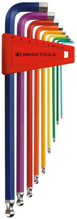 Image of PB Swiss Tools Farbige Winkelschraubenzieher-Sätze 212 H10 Inbusschlüssel bei Do it + Garden von Migros