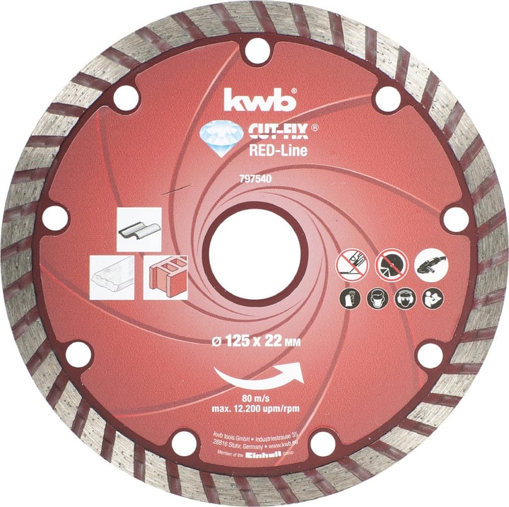 Image of kwb Red Diamant ø 125 x 22 mm, 1 Stk. Trennscheibe bei Do it + Garden von Migros