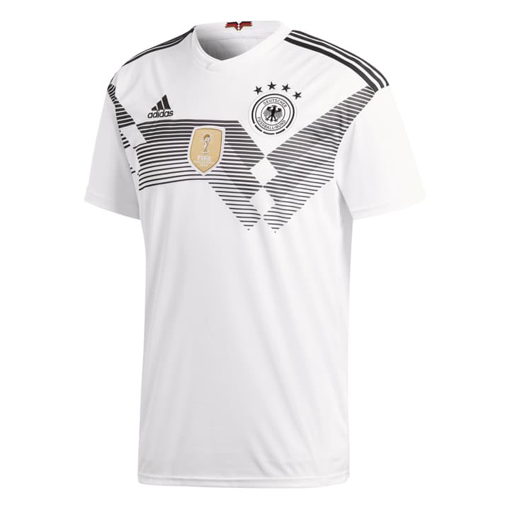 Adidas Germany Home Jersey Réplique du maillot porté à domicile par l'équipe nationale allemande de football. Germany Home Jersey Réplique du maillot porté à domicile par l'équipe nationale allemande de football. Adidas 498277900410 Couleur blanc Taille M Photo no. 1