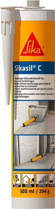 Image of Sika Sikasil-C hellgrau 300 ml Silicone, Silikon