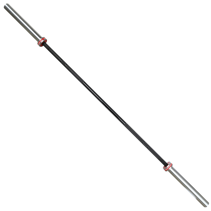 Image of GladiatorFit Hantelstange aus Aluminium 220cm Ø 50mm + 2 Scheibenstopper : 15 KG Hantelstange