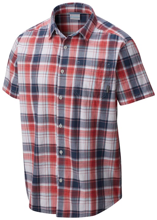 Columbia Thompson Hill Chemise à manches courtes pour homme Thompson Hill Chemise à manches courtes pour homme Columbia 461088400330 Couleur rouge Taille S Photo no. 1