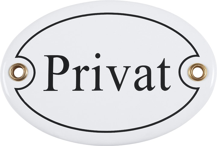 Image of Emailschild Privat, oval bei Do it + Garden von Migros