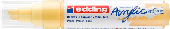 Image of edding Acrylmarker 5000, breit, pastellgelb