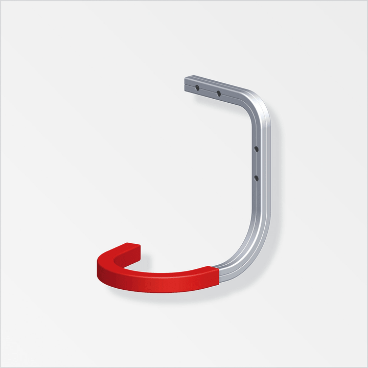 Image of alfer Wand- und Decken-Fahrradhaken Alu gummiert Veloaufhängung