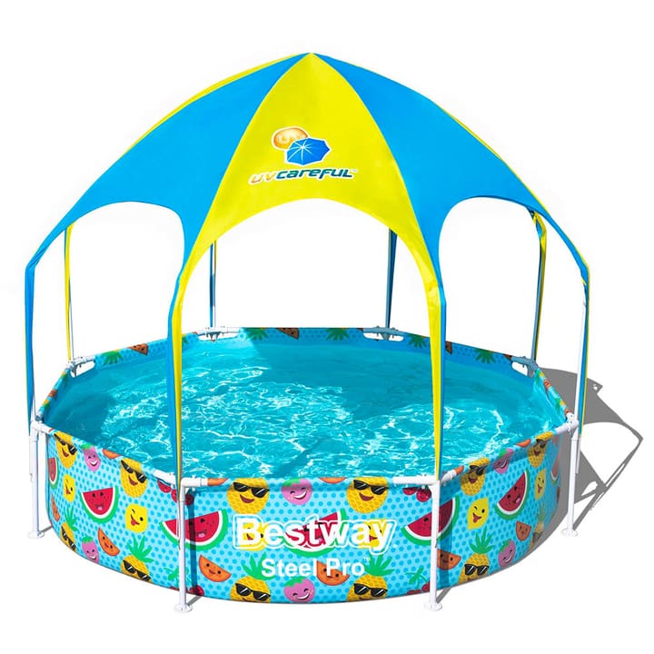 Image of Bestway Pool - Stahlrohrbecken 8-eckig mit Sonnenschutz 244 x 51 cm bei Do it + Garden von Migros