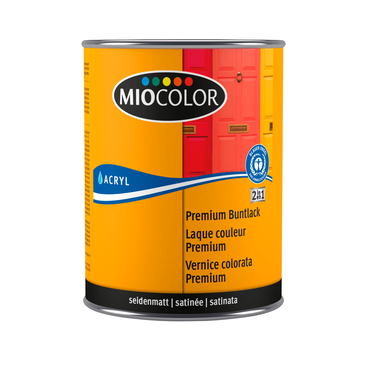 Image of Miocolor Premium Buntlack seidenmatt enzianblau 0,500 l