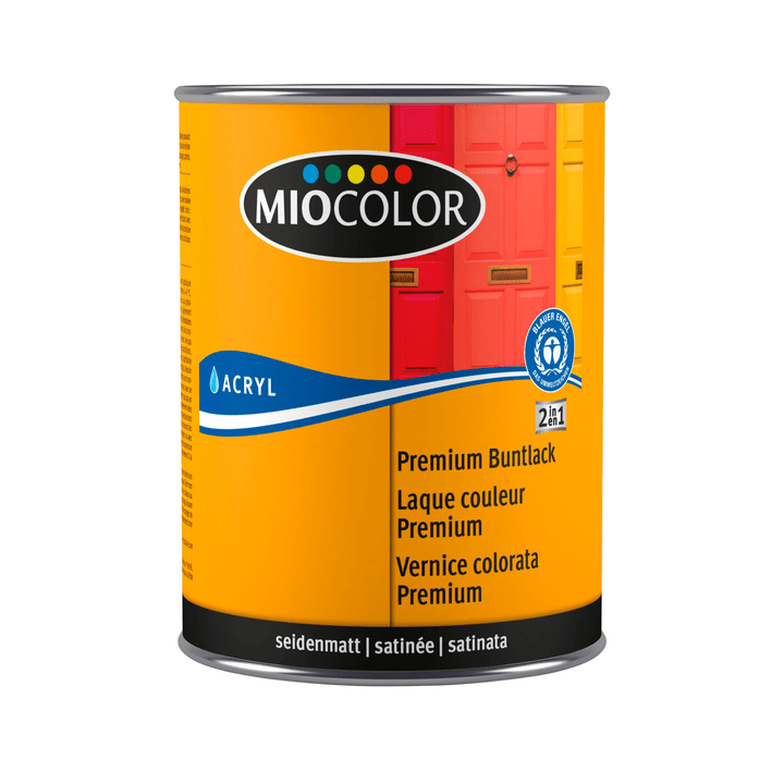 Image of Miocolor Premium Buntlack seidenmatt moosgruen 0,250 l